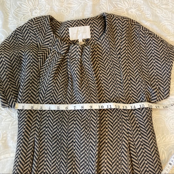 7 for all mankind cropped wool blend swing coat xs - Picture 10 of 10